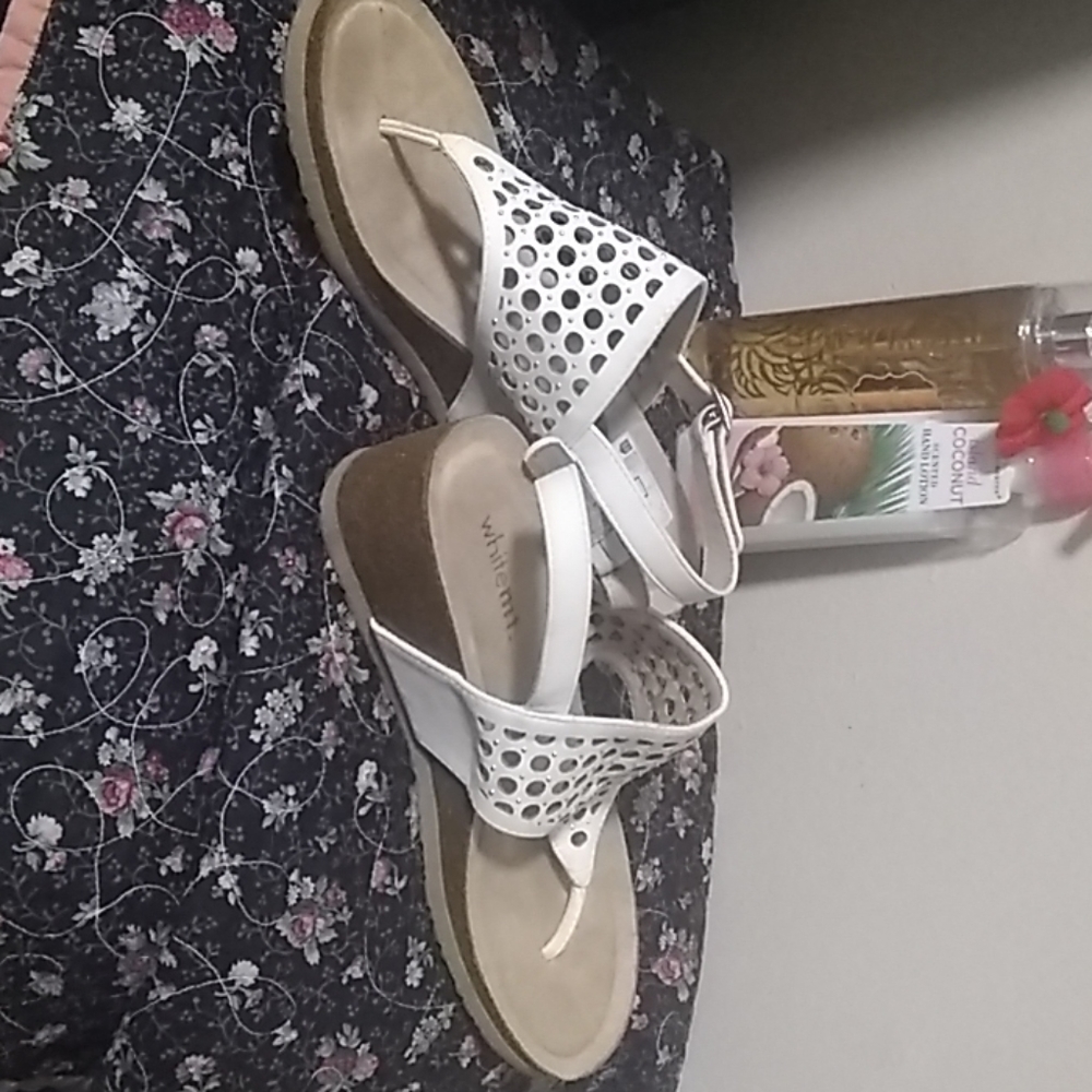 White 2 1/2 inch heels